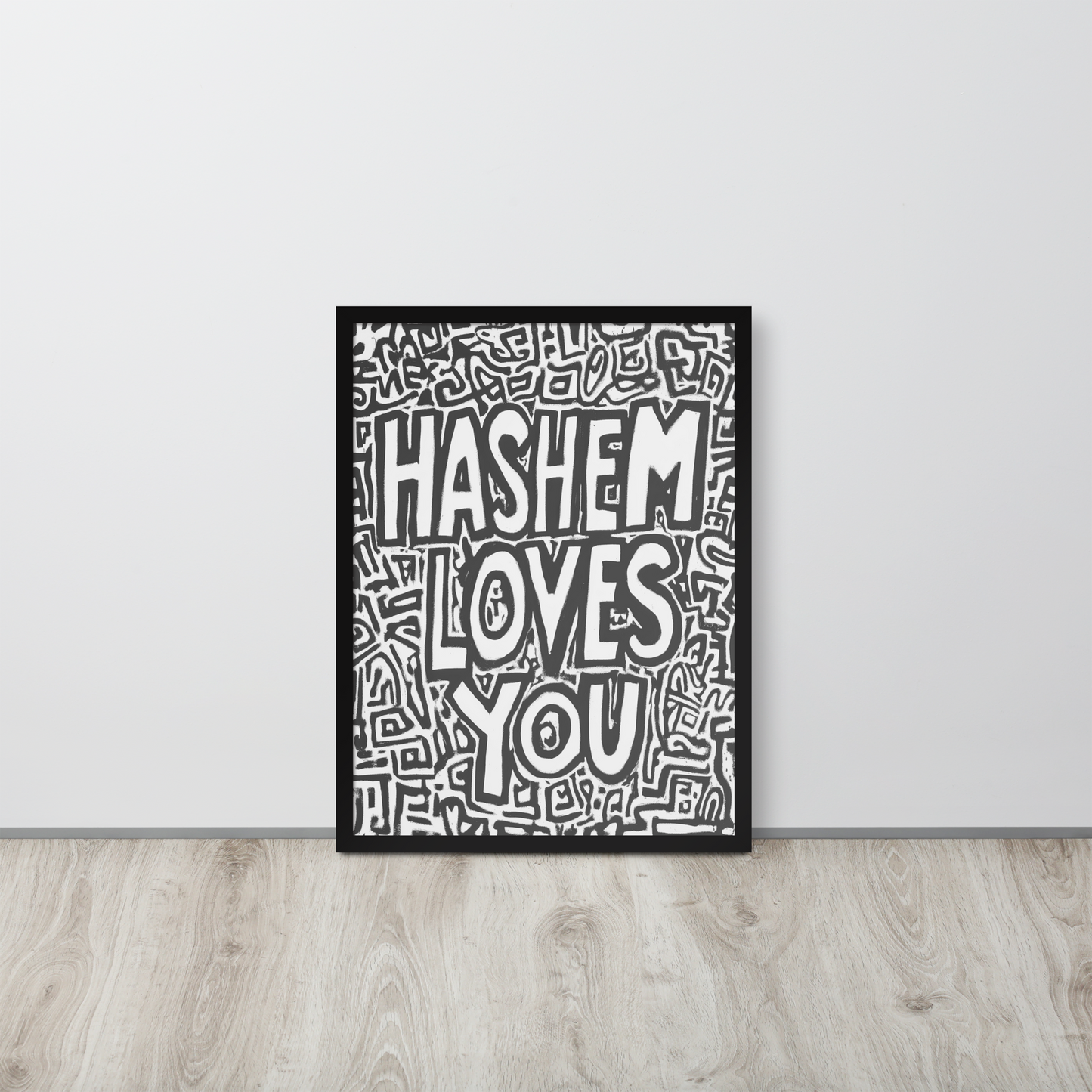 Hashem Loves You- Black Edition