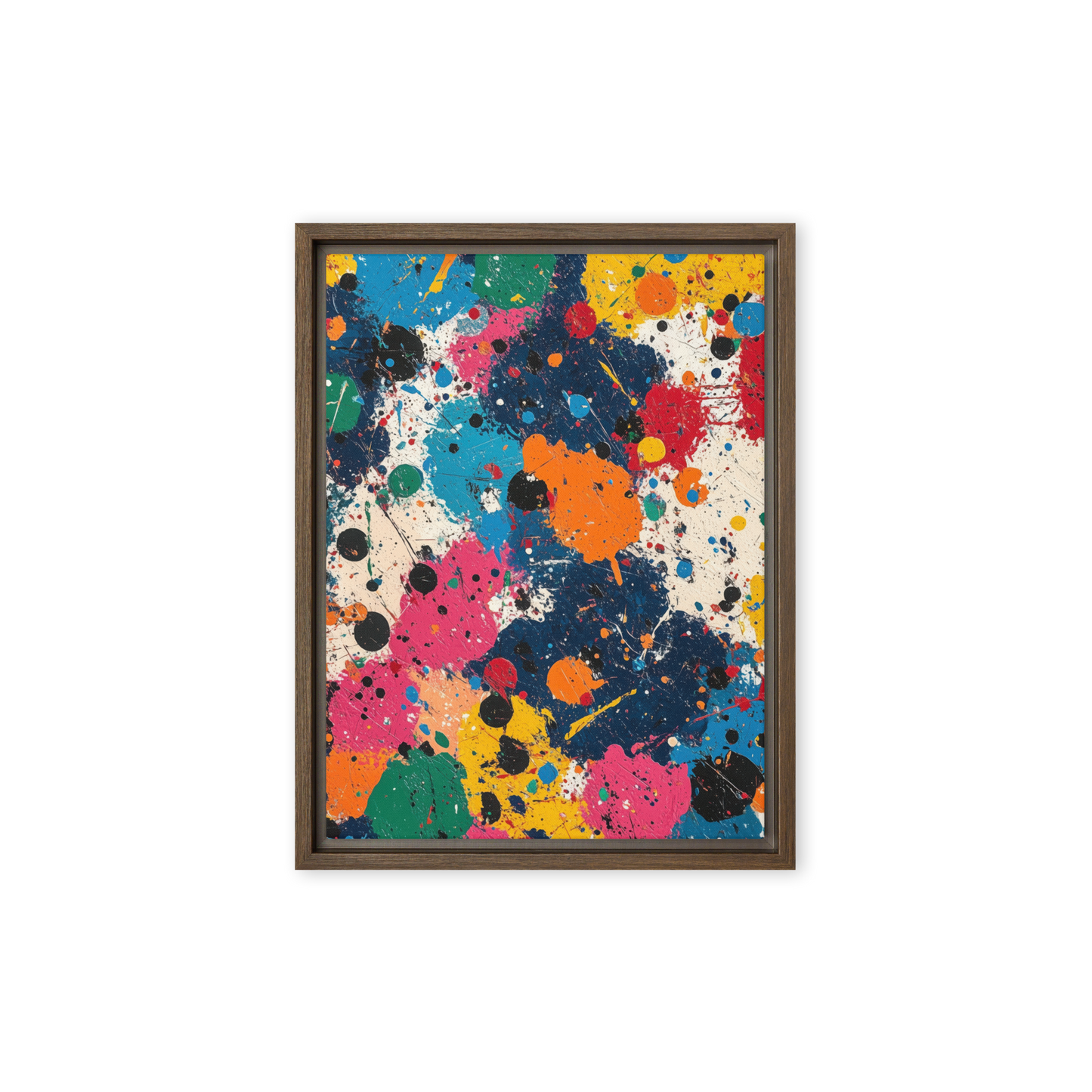 A fearless blend of color and artistic attitude, this abstract Judaica piece transforms mess into beauty, chaos into creativity.