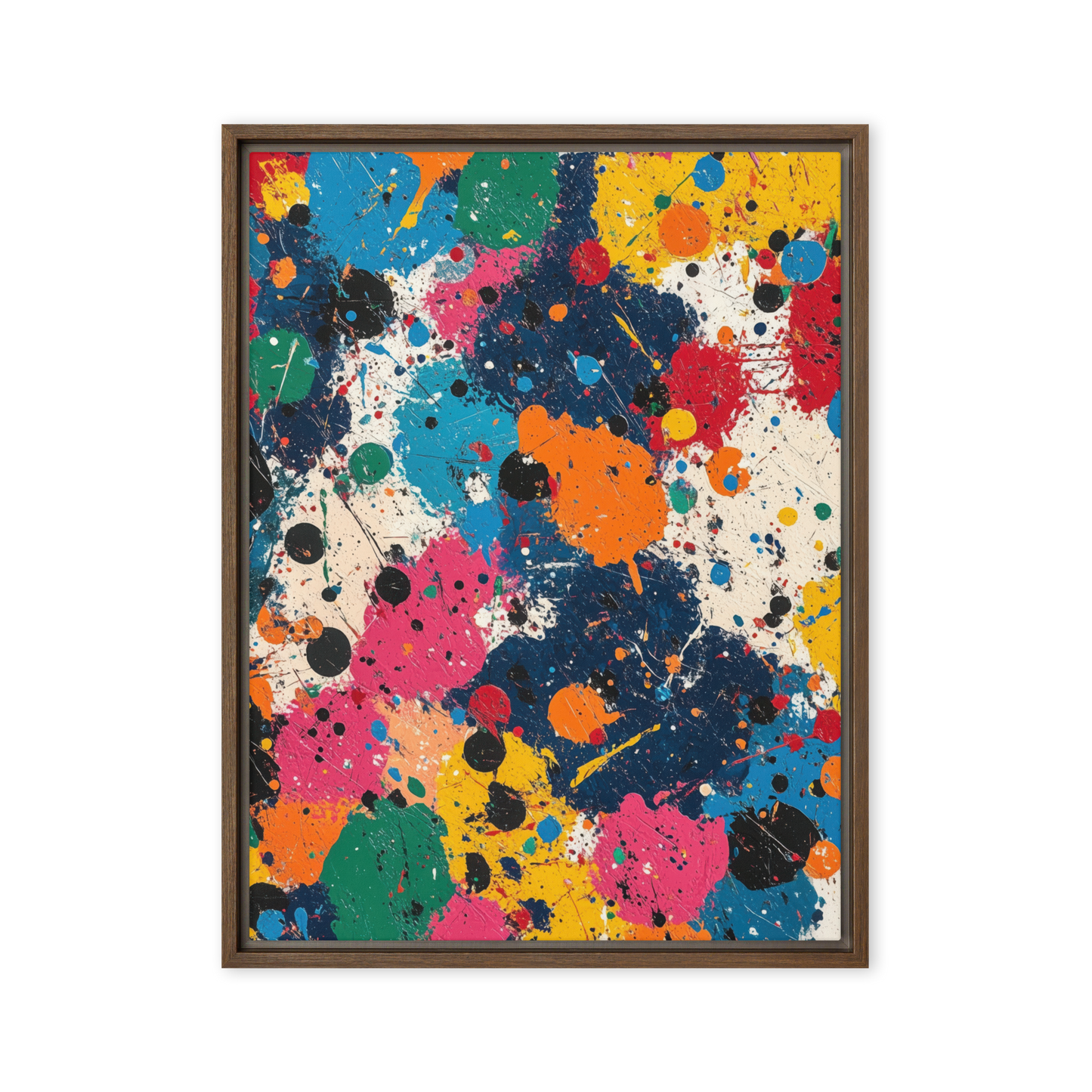 A vibrant and dynamic abstract painting, fusing artistic spontaneity with deep emotion to create a powerful modern Jewish statement piece.