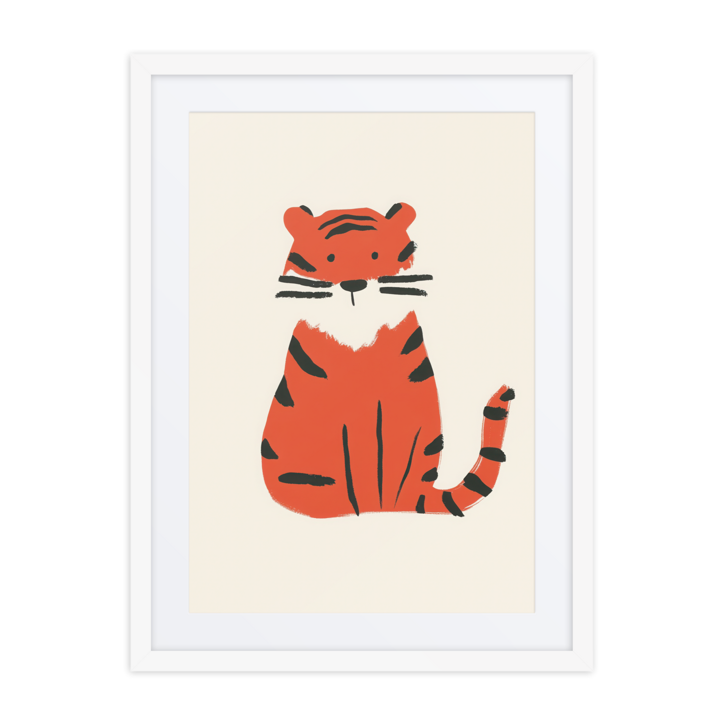 Beraishis little tiger animal art print