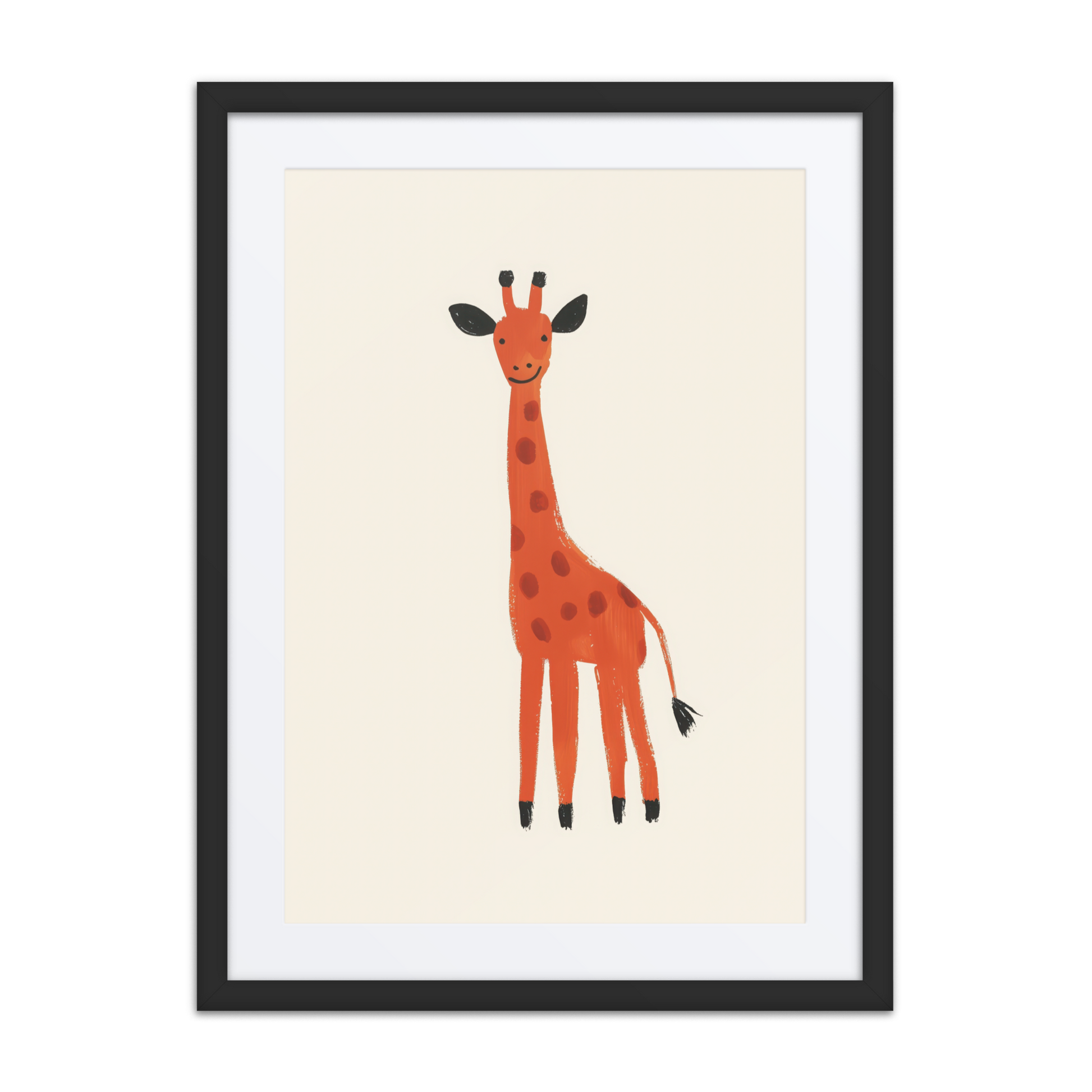 Animal print of giraffe for kids room