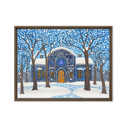 Snowfall at the Shul