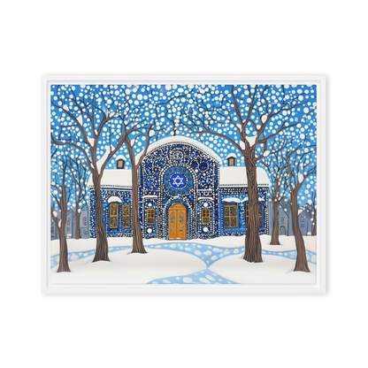 Snowfall at the Shul