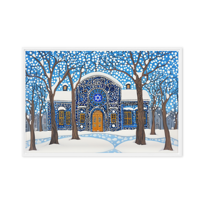 Snowfall at the Shul