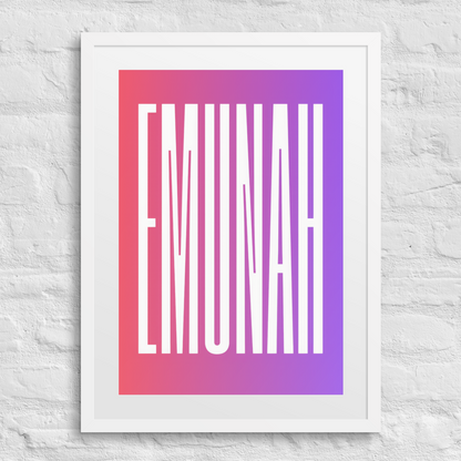 Emunah Typography